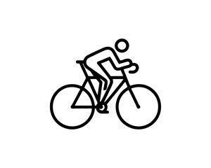 Obraz premium bicycle icon vector illustration