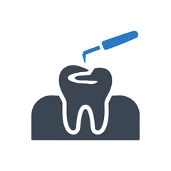Dental Filling Tool Icon