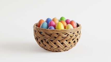 Naklejka premium eggs in basket