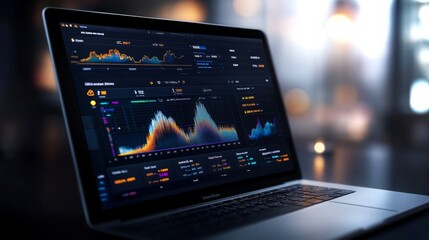 Real-time financial dashboard with advanced analytics and data visualization tools