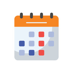 Fototapeta premium Events Calendar vector icon
