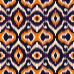 Seamless Ikat Pattern