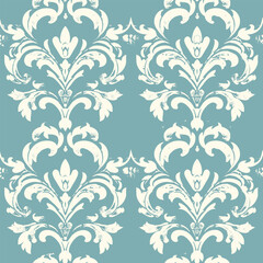 Damask Vintage Retro Victorian Seamless Pattern, vector illustration 3 1917