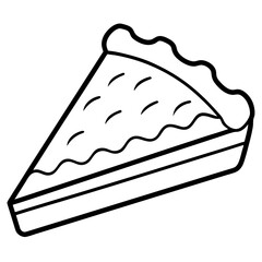 Simple Pie Cutting Tool Vector