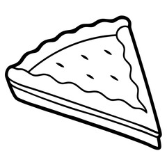 Simple Pie Cutting Tool Vector