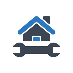House repair maintenance icon