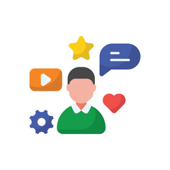 Social Media vector icon