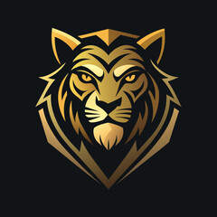 Fototapeta premium tiger head vector