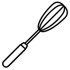  potato masher line art vector illustration 