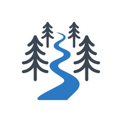 Forest River Trail Icon