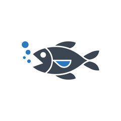 Fototapeta premium Aquatic Life Icon