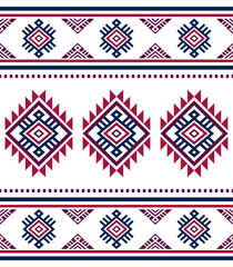 Southwest Aztec geometric Native American Mexican Navajo tribal ethnic boho indian texture ornament seamless pattern fabric colorful design vector for woven textile printing blanket rug carpet fashion
