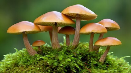Fototapeta premium Mushrooms in Forest 