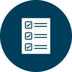 Listing Vector Icon Design