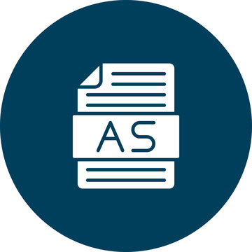 As Vector Icon Design