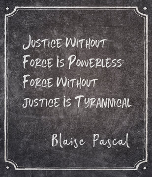 Justice Blaise Pascal