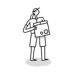 Company  Pack Delivery Guy Warehouse Industry