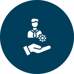 Leader Vector Icon Design