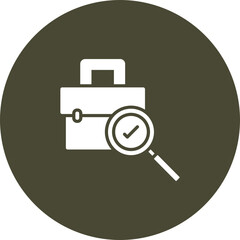 Job Recruitment Vector Icon Design