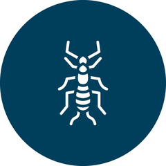 Earwig Vector Icon Design