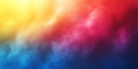 Naklejka premium Colorful smoke clouds background.