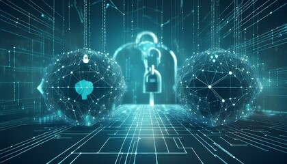 Fototapeta premium global information nerwork protection concept