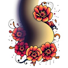 abstract floral background