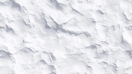 Fresh Snow Texture with Footprints Under Bright Daylight