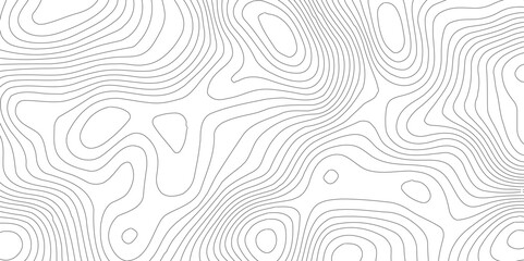 Abstract topography contour map background design,Modern design with White topographic wavy pattern design,Geographic mountain terrain.The topo contour map with terrain. 