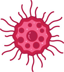 Cancer cell  Сan be used in medical illustrations