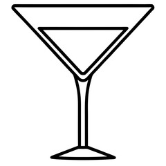 Sophisticated Barware Line Art