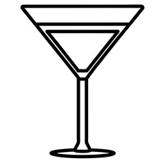 Sophisticated Barware Line Art