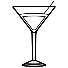 Sophisticated Barware Line Art