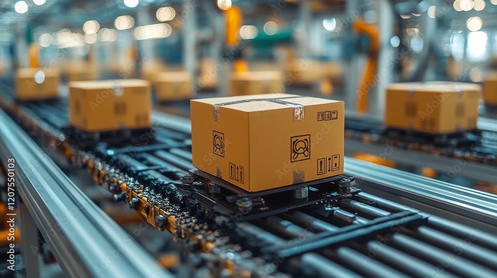 Poster continuous machine learning drives automated parcel sorting in a busy warehouse environment