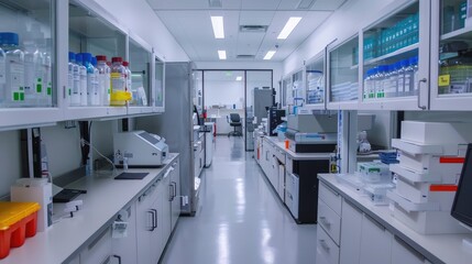 Modern Scientific Laboratory with Advanced Equipment