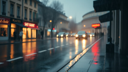 Obraz premium traffic in the city