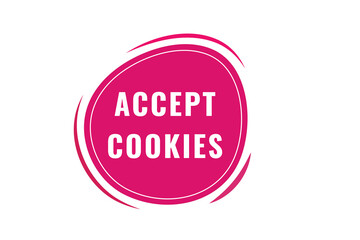Accept cookies , clock, button, Application, Button, Background, vector, banner template, website, design,

