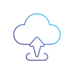 Upload Information vector icon