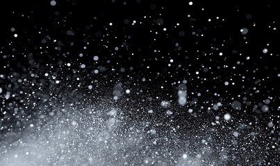 White and black grainy texture with dust overlay textured. Grainy noise particles