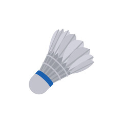Shuttlecock,  Sport Equipment Vector Illustration Isolated