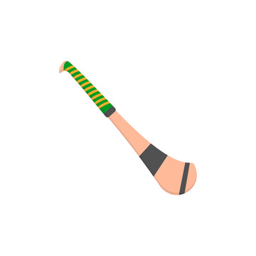 Hurling Stick,  Sport Equipment Vector Illustration Isolated