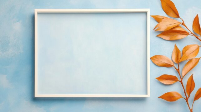 personalized card, photo frame design, soft background, customizable text area, elegant - Powered by Adobe