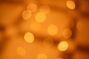 Prominent bokeh and abstract grid pattern