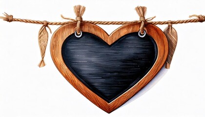 Creative heart-shaped chalkboard decor home art rustic close-up personalization ideas