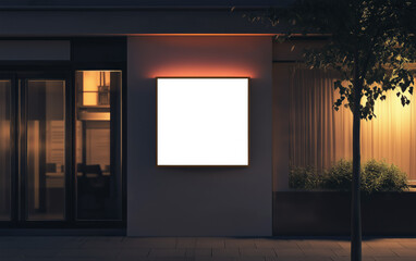 Mockup poster city box. Template poster advertising citylight. City format board, urban style, billboard in city. Mockup poster, city light box, street billboard, citylight. Realistic style photo