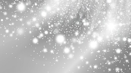 Fototapeta premium Sparkling Silver Abstract Background