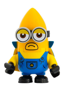 Dortmund - Deutschland 19. Januar 2025 Lego Figur Minion Gus - Studio Aufnahme