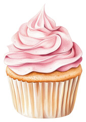 PNG Cupcake cupcake dessert illustration.