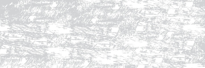 White old concrete wall grunge texture - wide banner format background with copy space for text. Grunge gray texture of chips, cracks, scratches. Soft white grunge. Distressed black grunge texture.