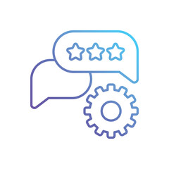 Customer Review vector icon